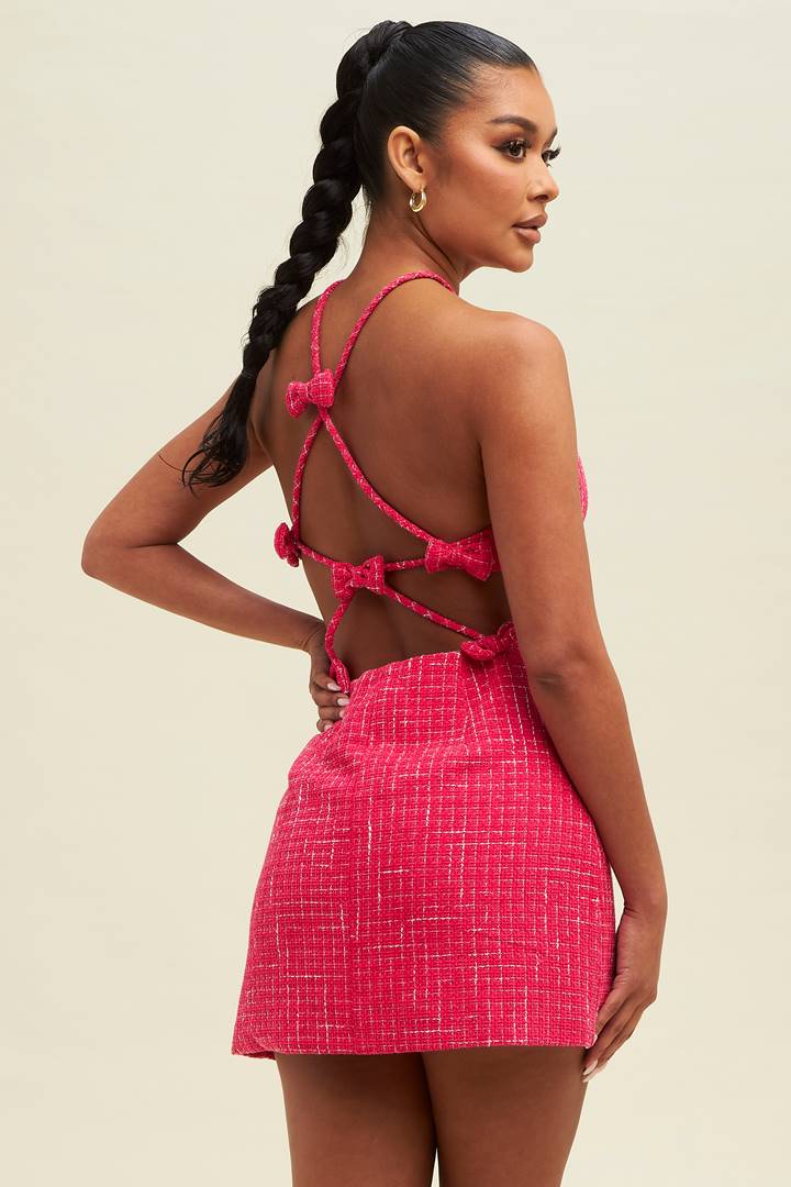 Take A Bow Mini Dress