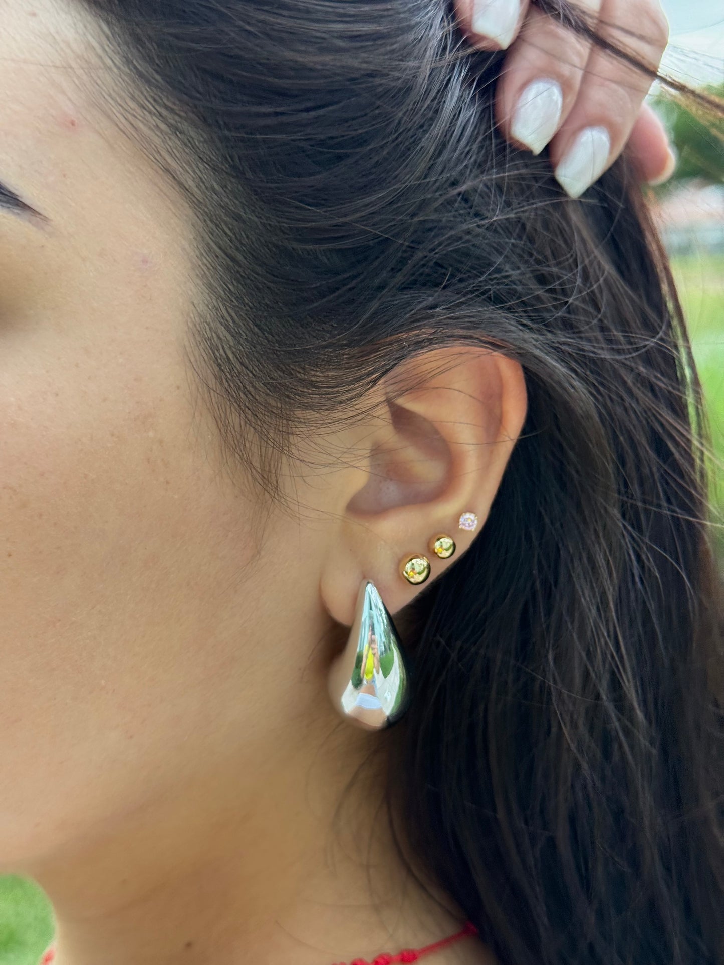 Designer Inspired Earrings (SILVER)