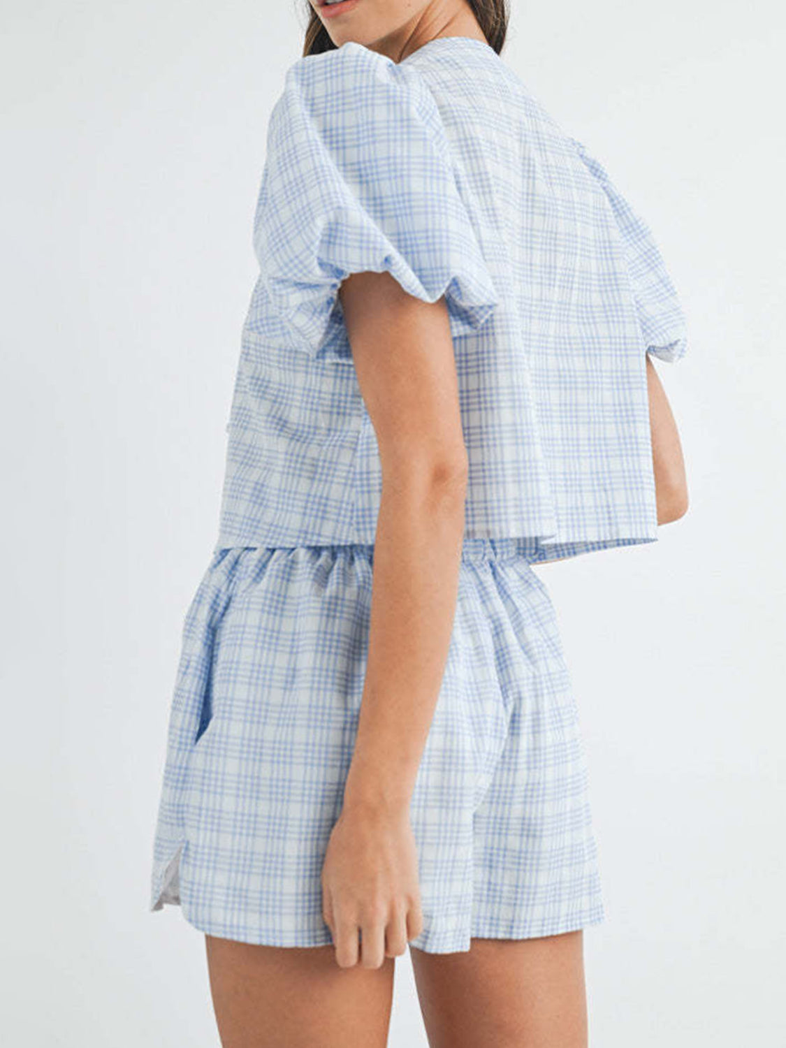 Plaid Perfection Shorts Set