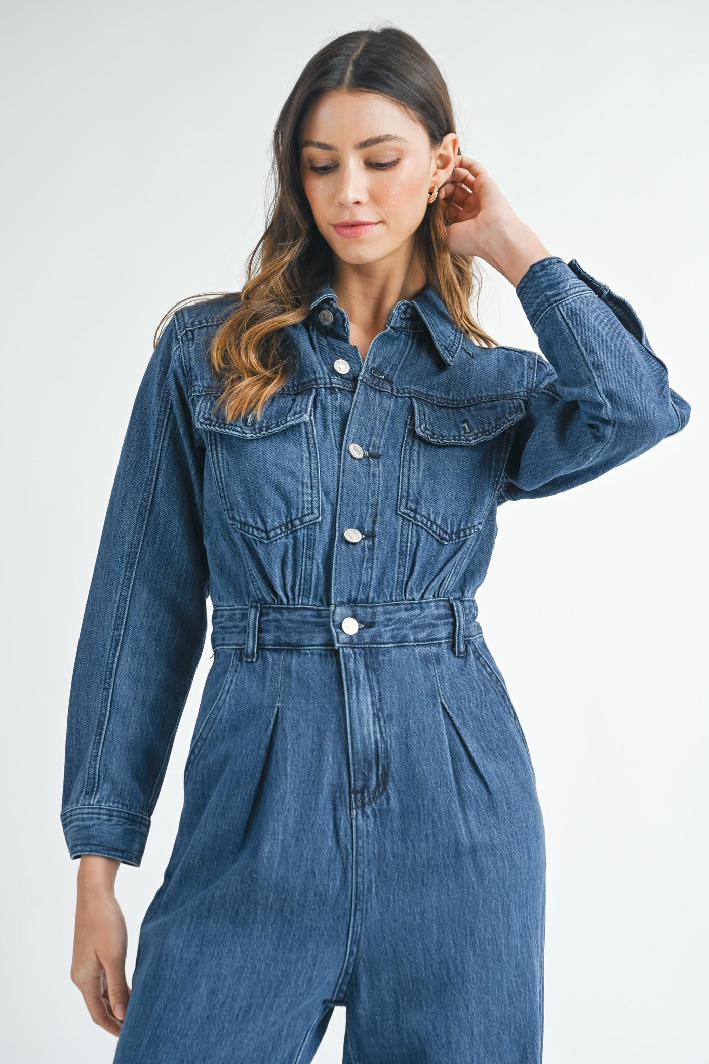 Farmers Market Sundays Denim Jumpsuit