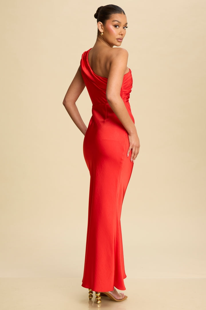 Scarlette Night Satin Maxi Dress
