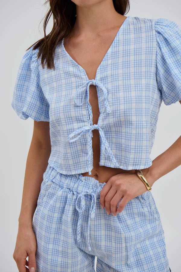 Plaid Perfection Shorts Set