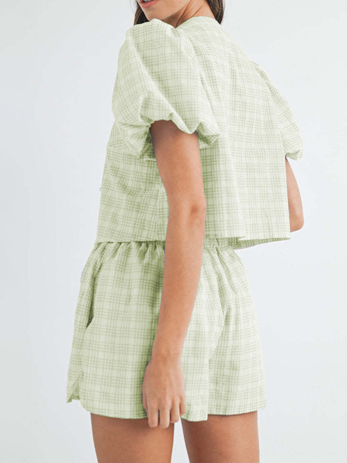 Plaid Perfection Shorts Set