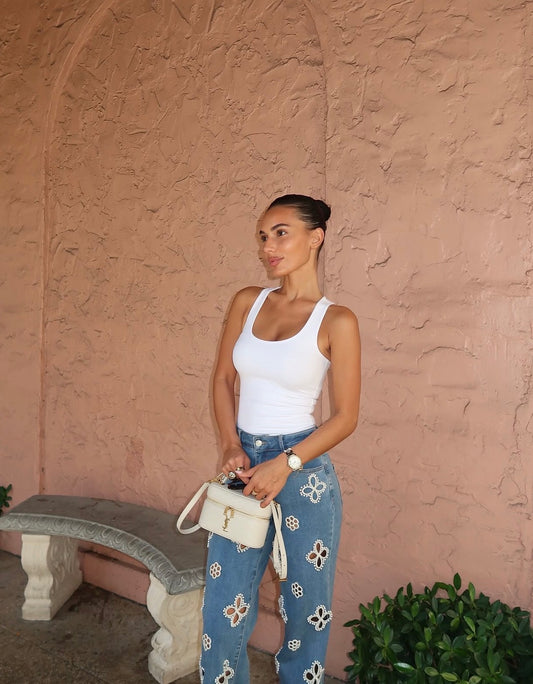 You’re In Luck Pearl Denim Jeans