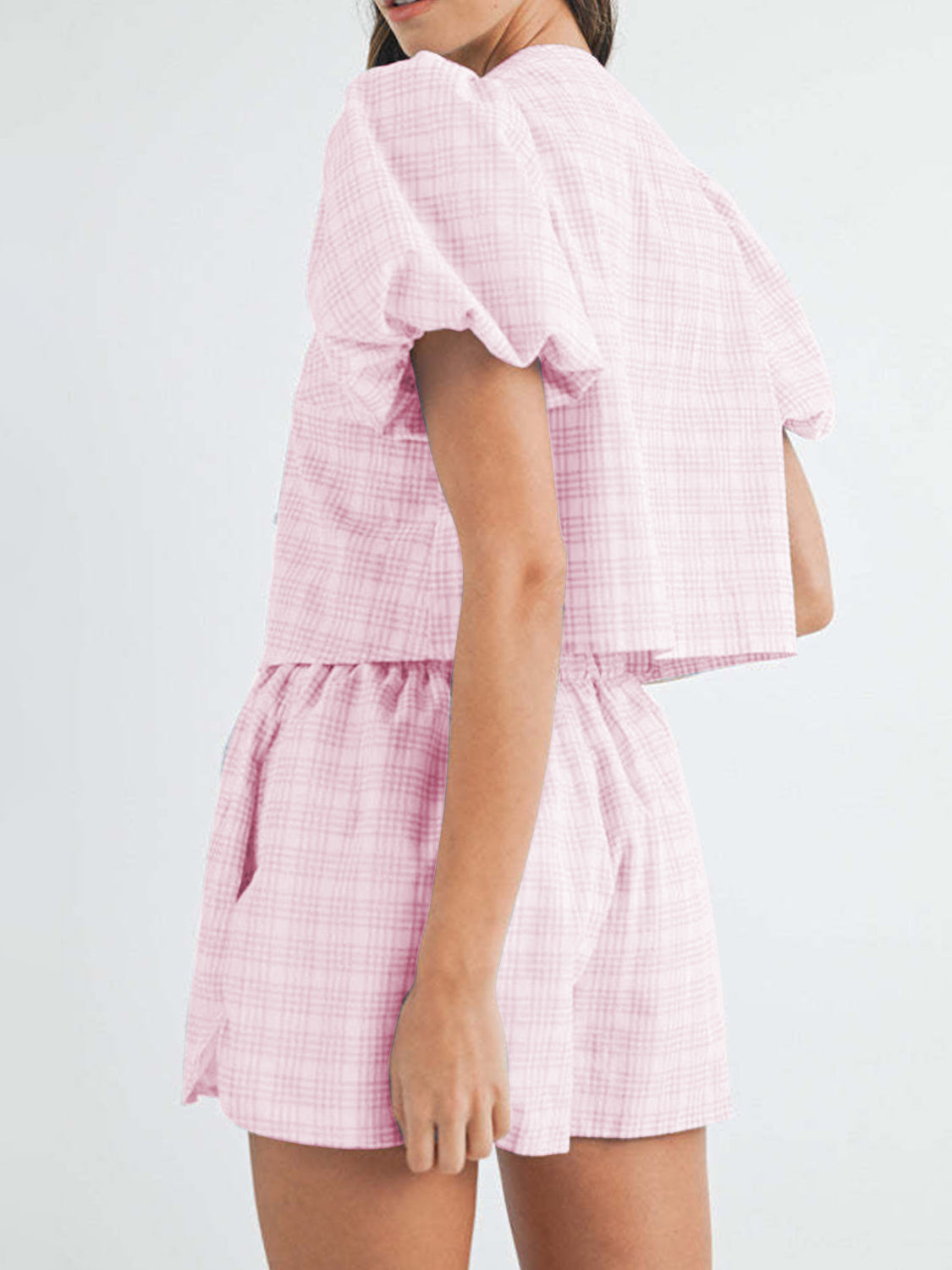 Plaid Perfection Shorts Set