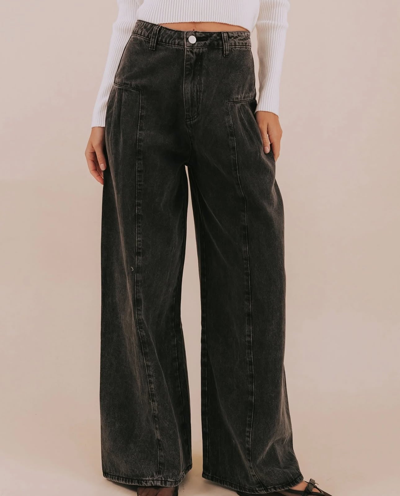 Rise Up Wide Leg Jeans