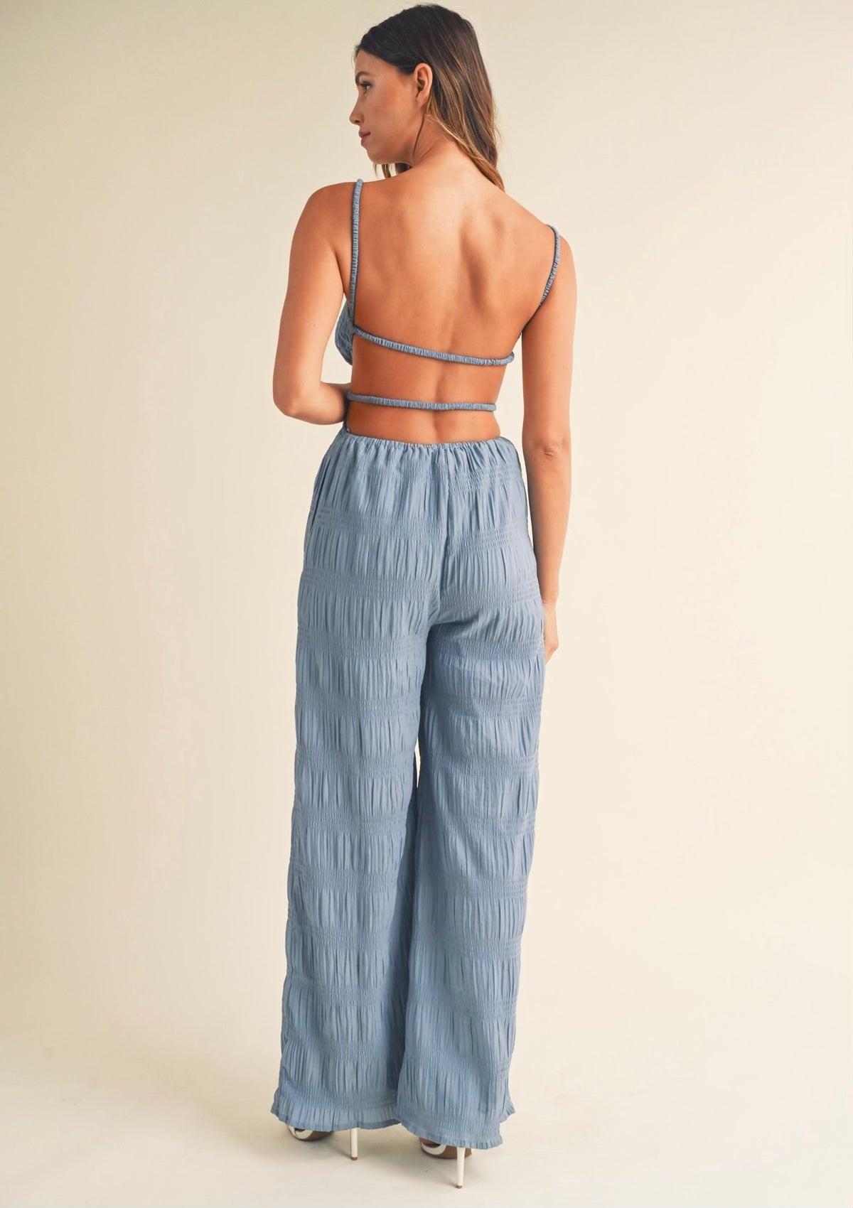Spanish Steps Cut-Out Jumpsuit