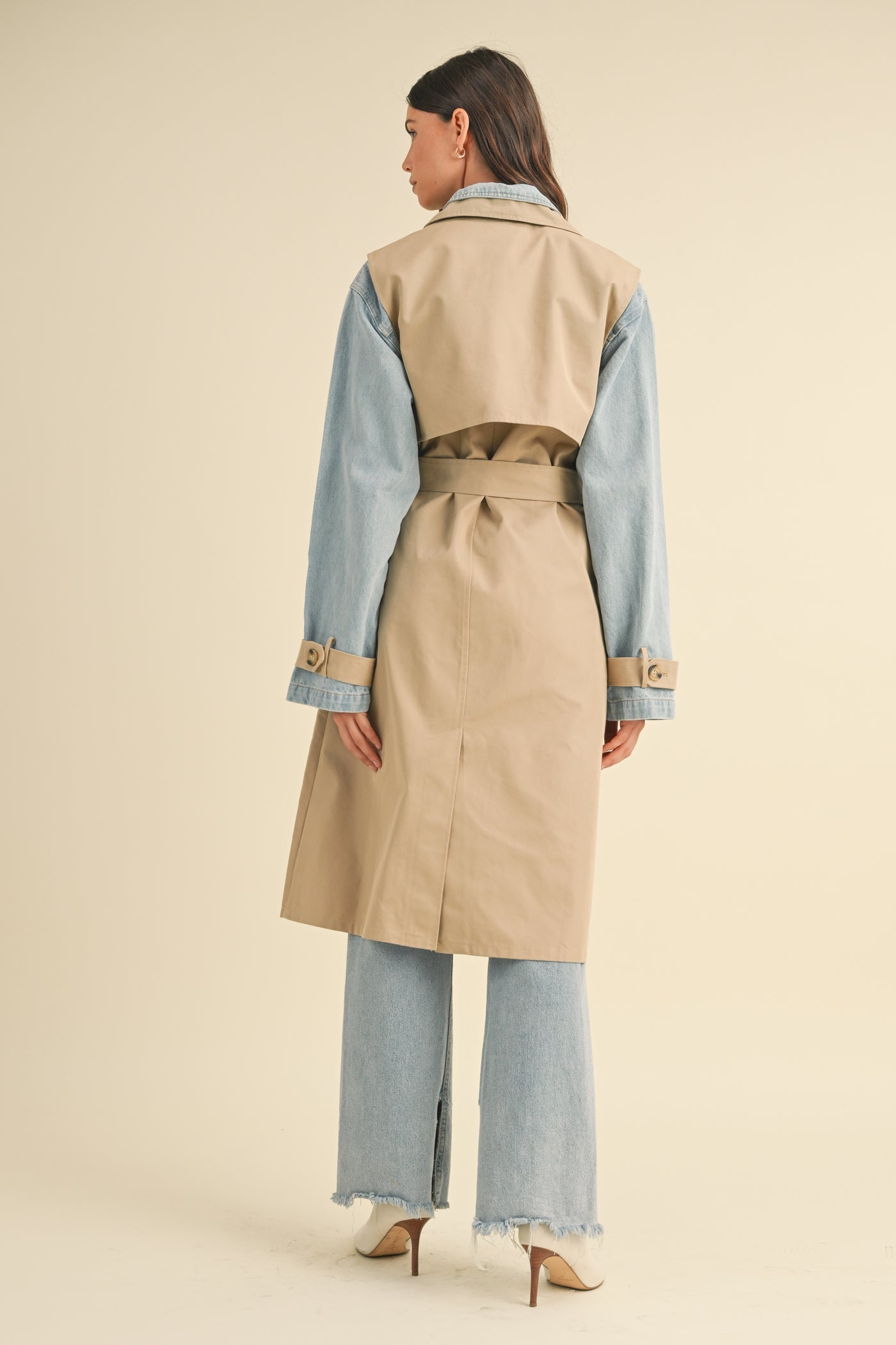 Fillmore Street Denim Trench Coat
