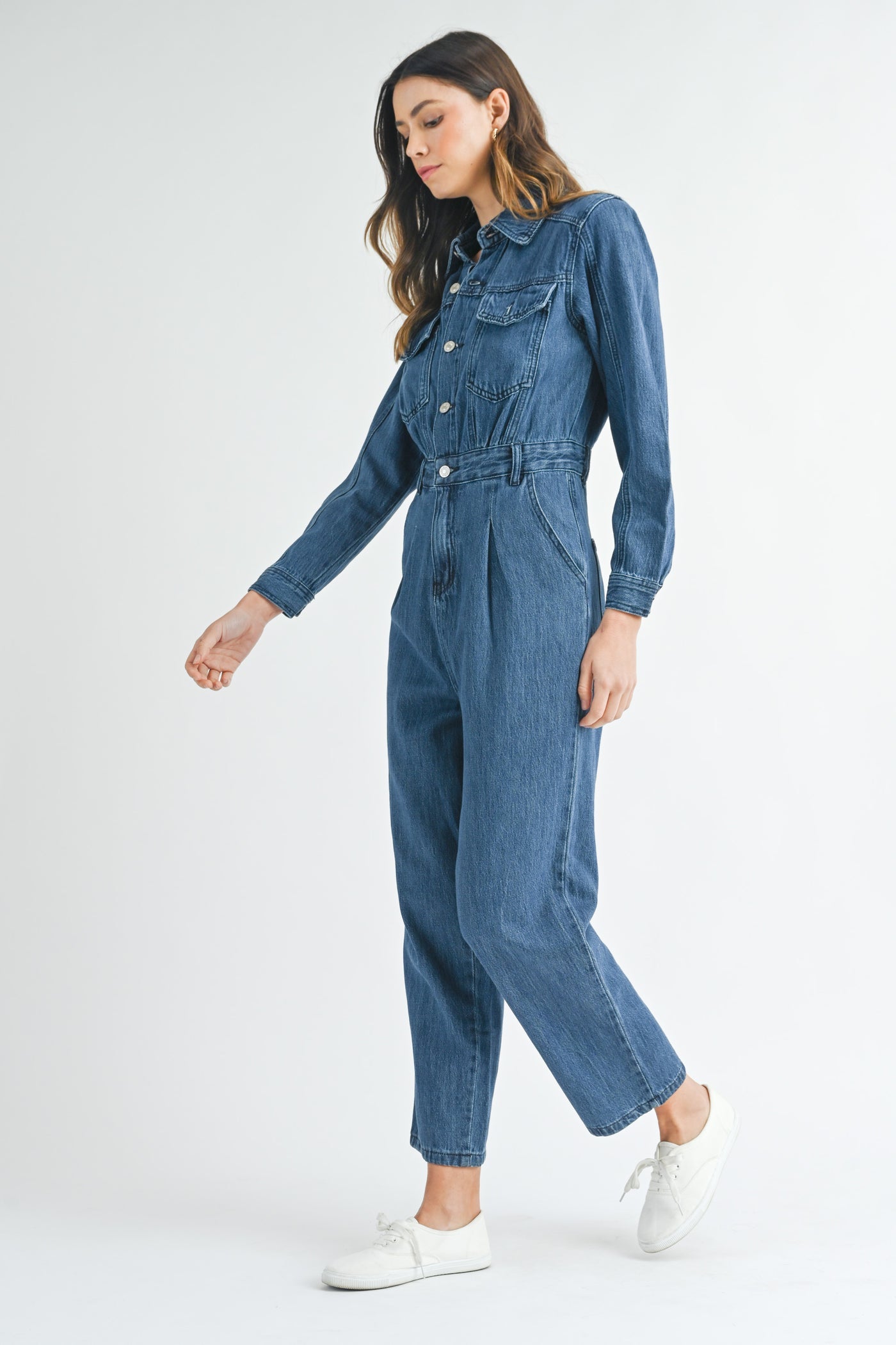 Farmers Market Sundays Denim Jumpsuit
