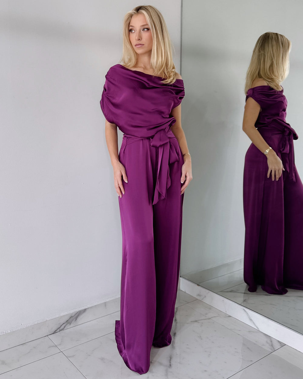 Georgina Satin Jumpsuit