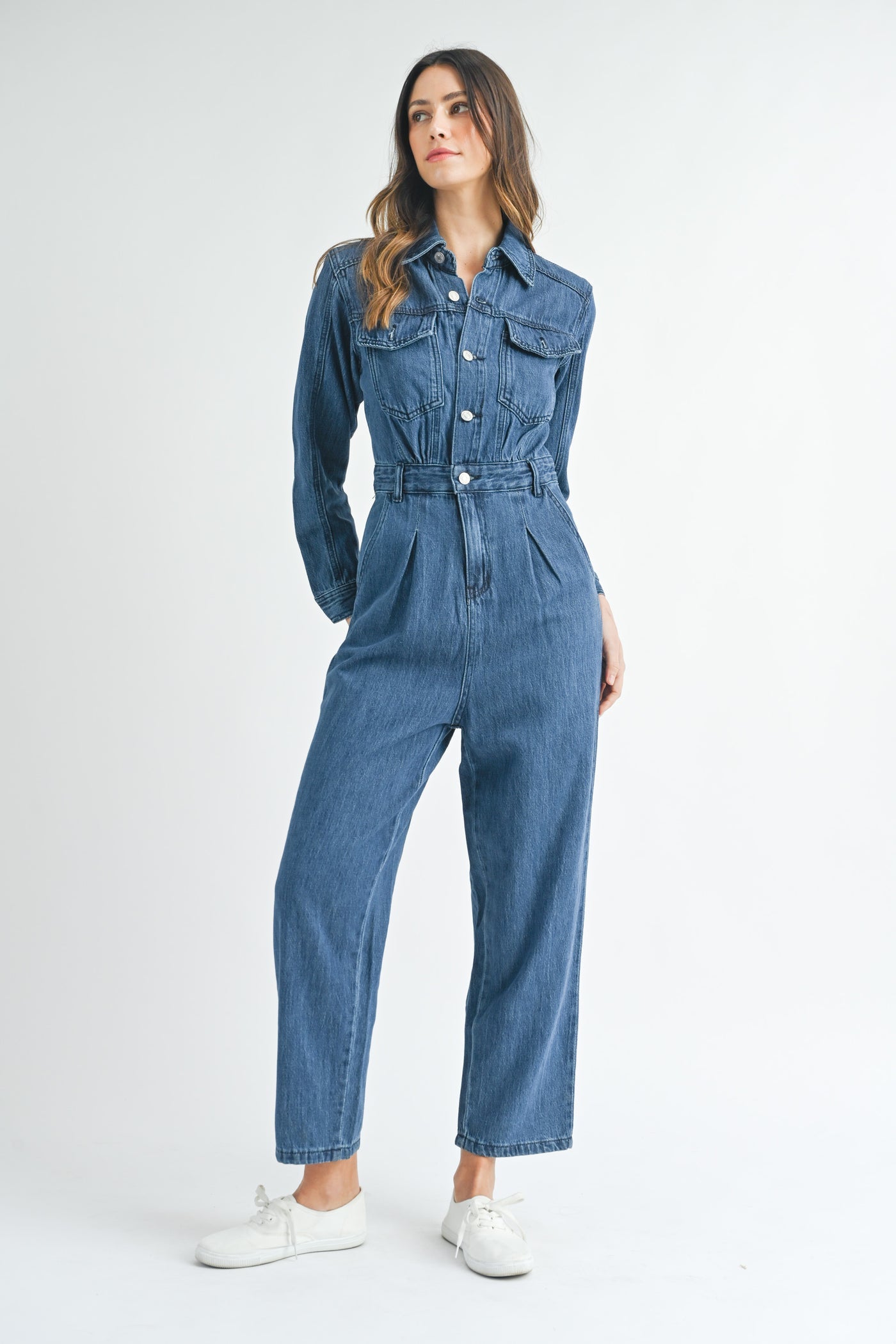 Farmers Market Sundays Denim Jumpsuit