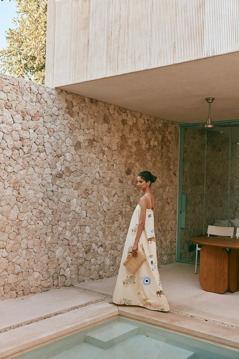 Postcards From Greece Bohemian Maxi Dress