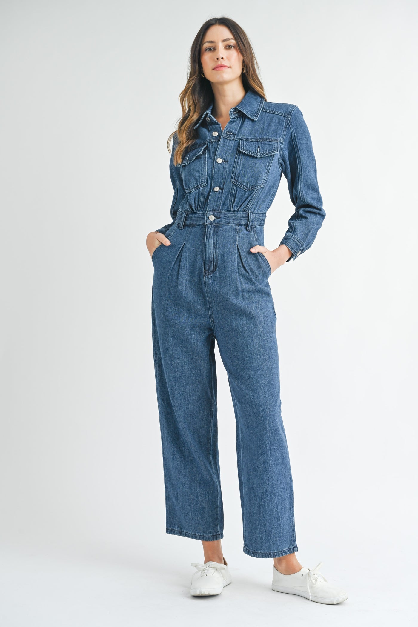 Farmers Market Sundays Denim Jumpsuit