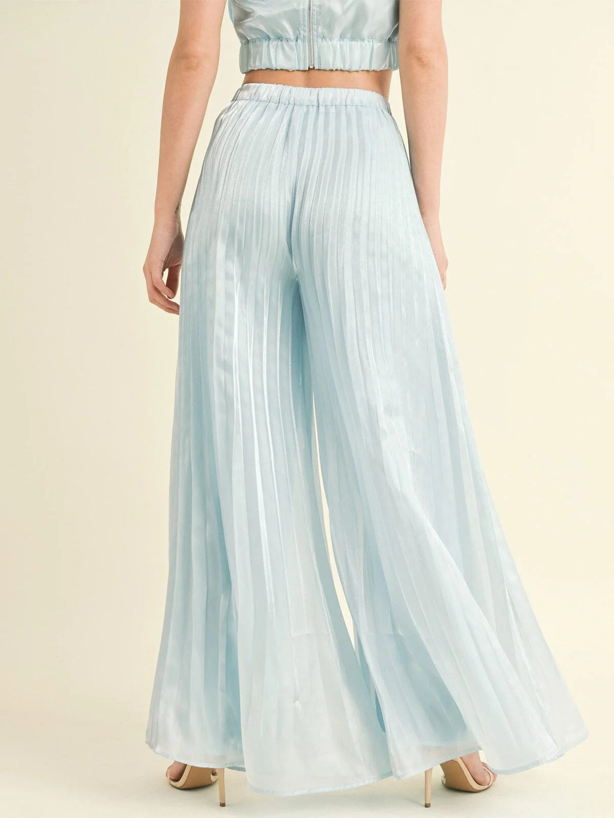 Celeste Satin Pants Set