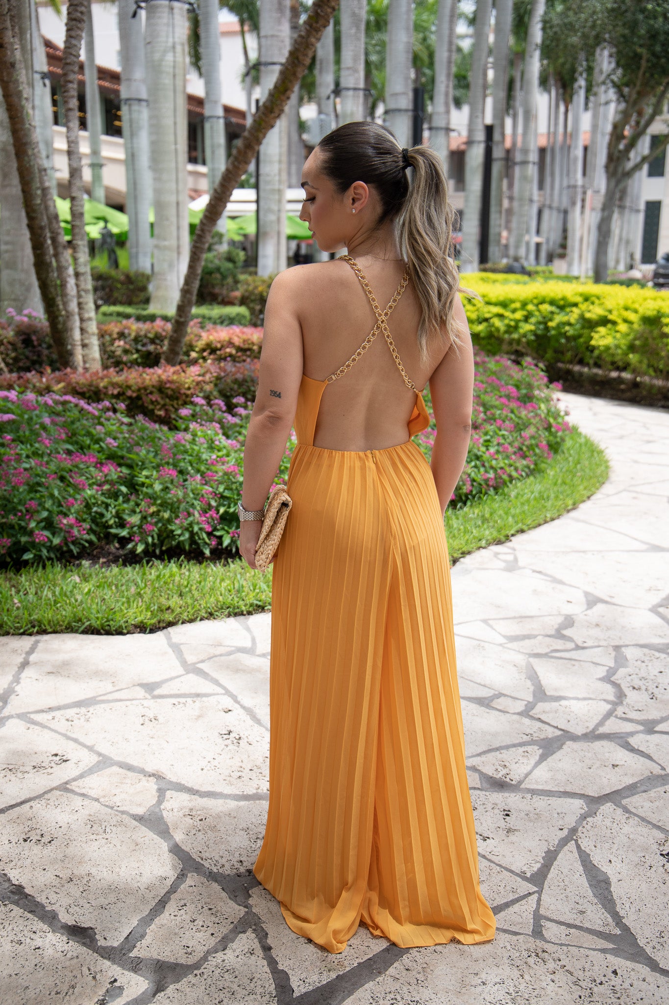 You're So Golden Chain Jumpsuit