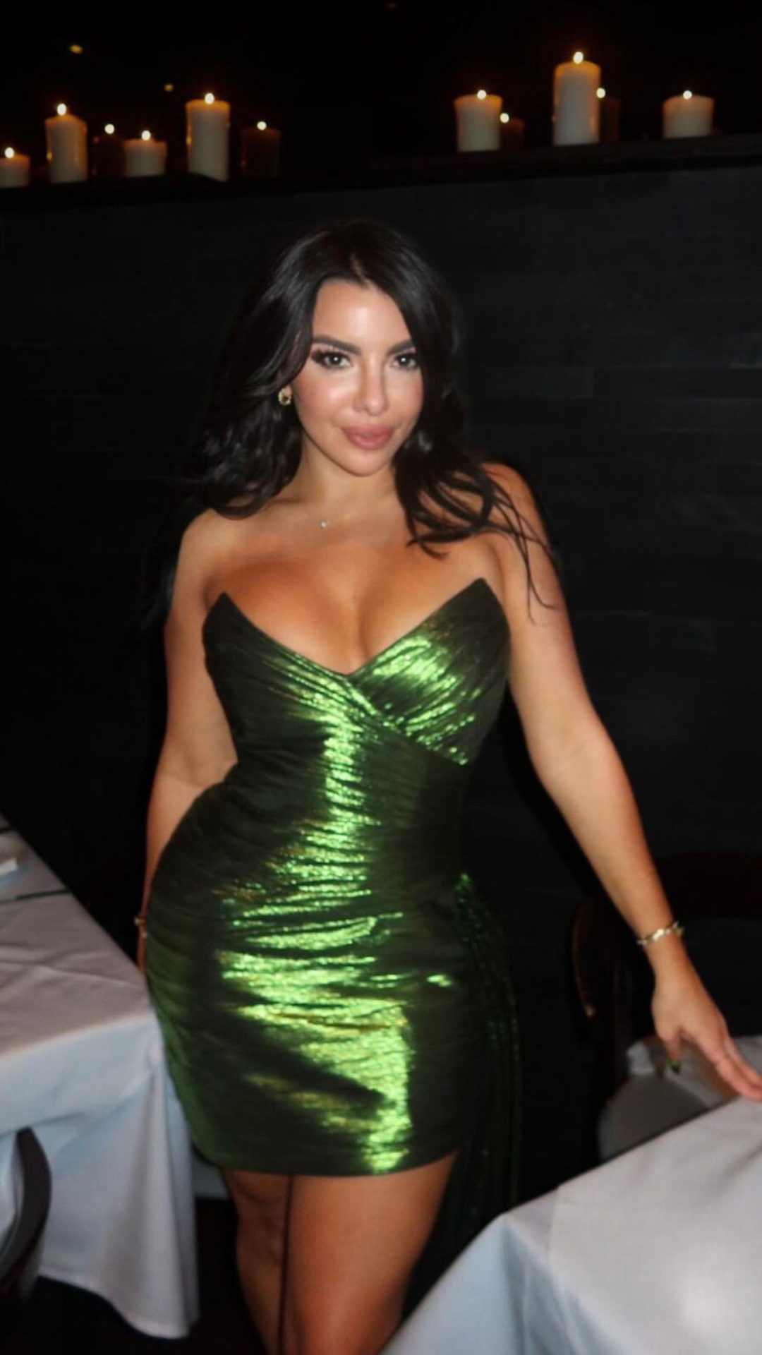 Lucky For You Metallic Mini Dress