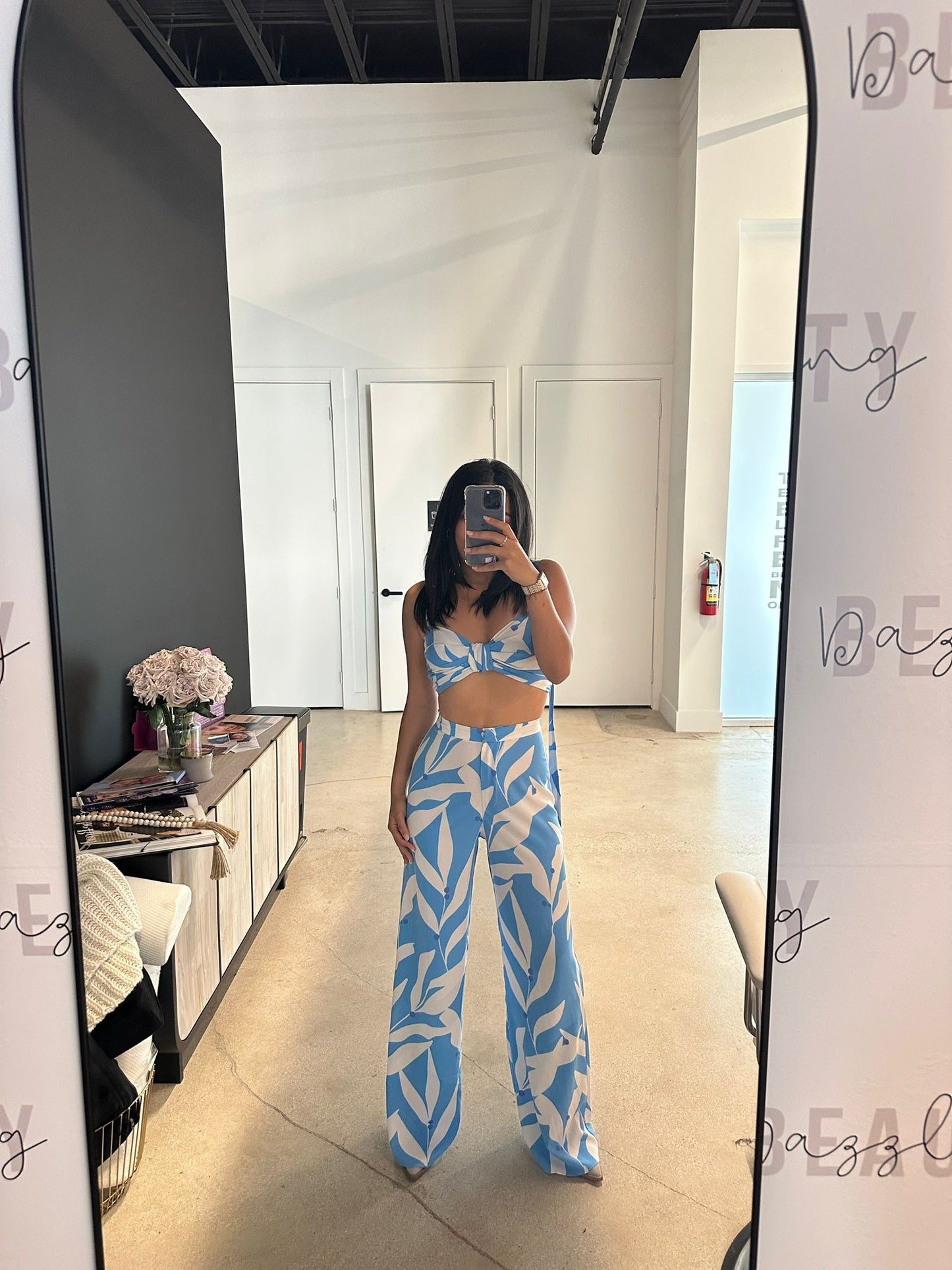 Feels Like Summer Two Piece Pants Set