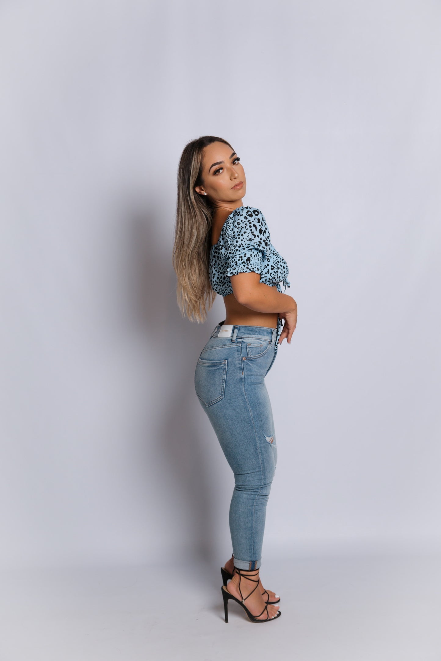 Lexi Animal Print Crop Top