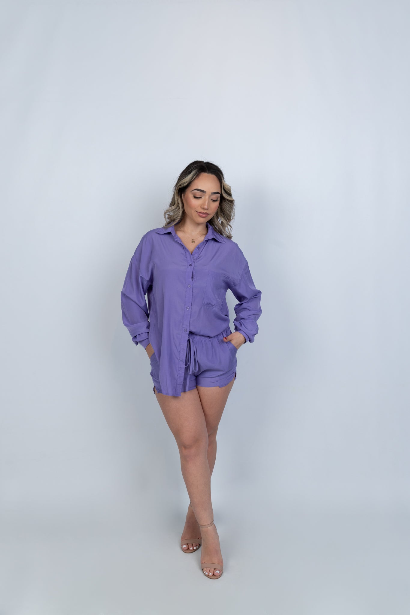 Lavender Haze Shorts Set