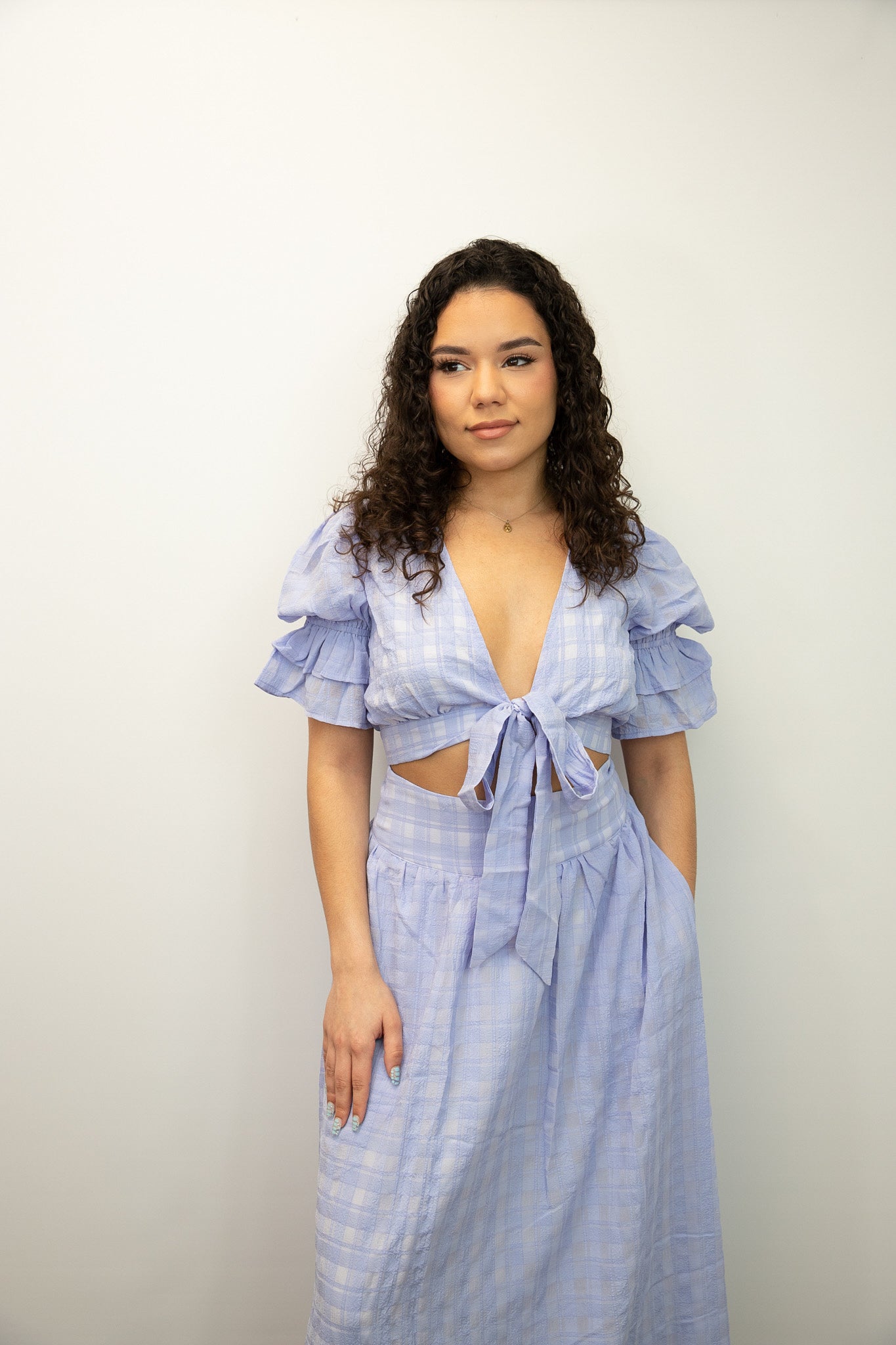 Dorothy Gingham Skirt Set