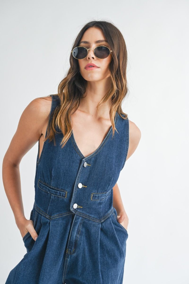 La Dolce Vita Denim Jumpsuit (PRE-ORDER)