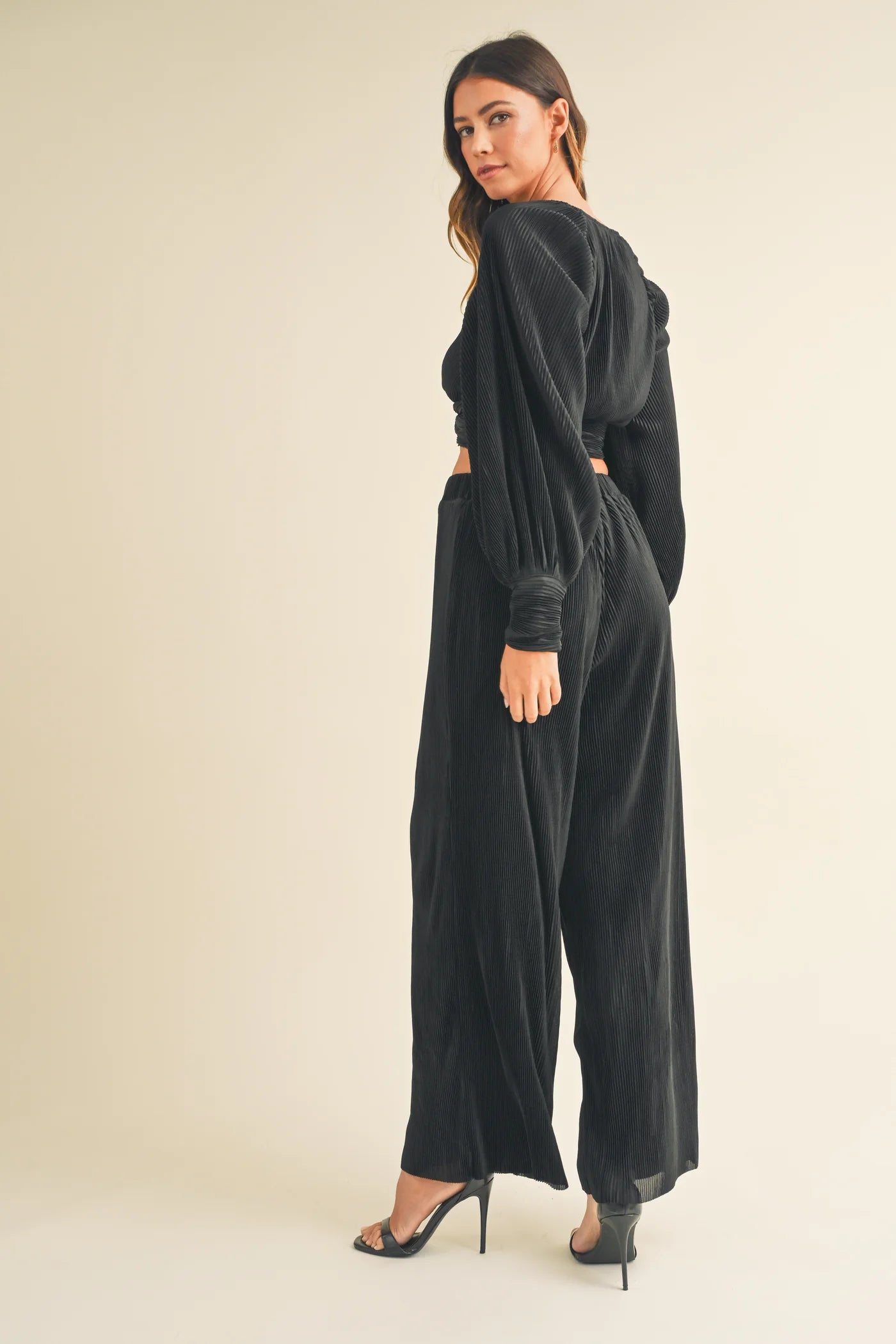 Girls Night Out Long Sleeve Top and Pants Set