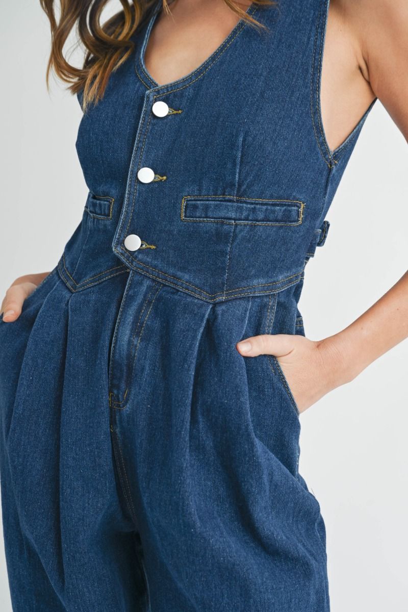 La Dolce Vita Denim Jumpsuit (PRE-ORDER)