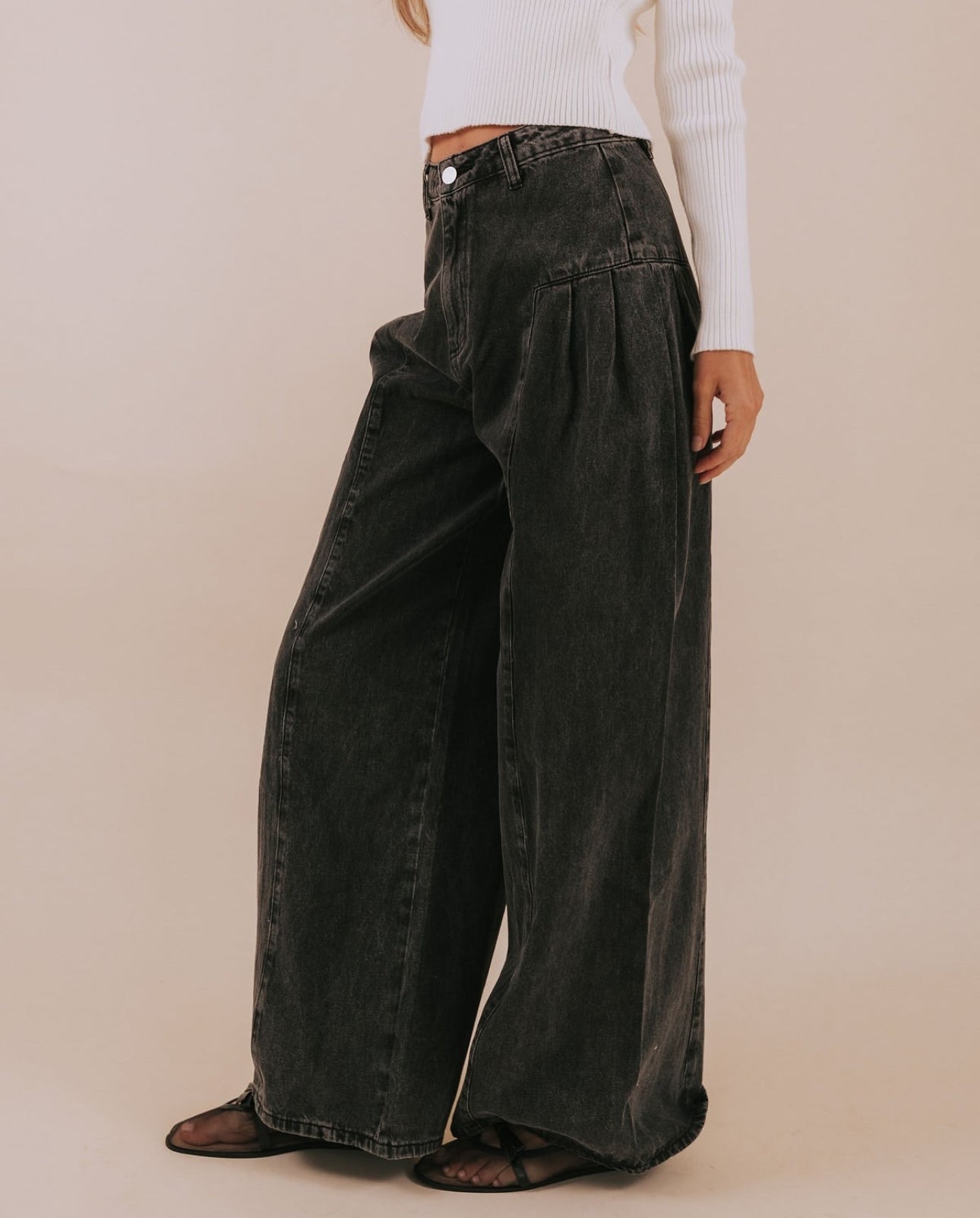 Rise Up Wide Leg Jeans
