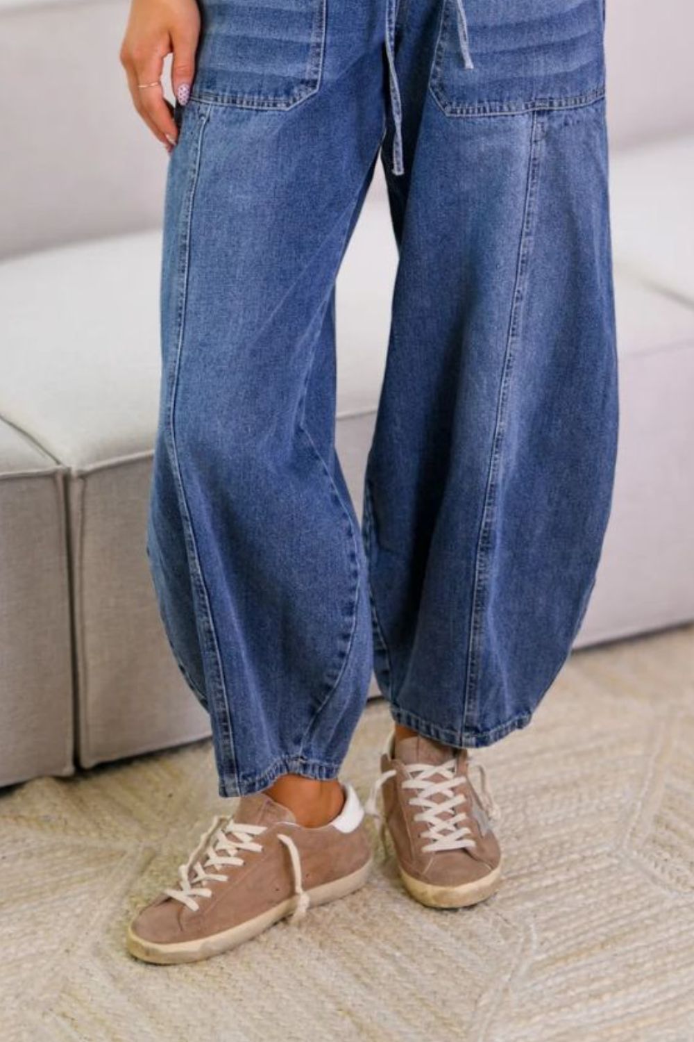 Meet You There Drawstring Jeans