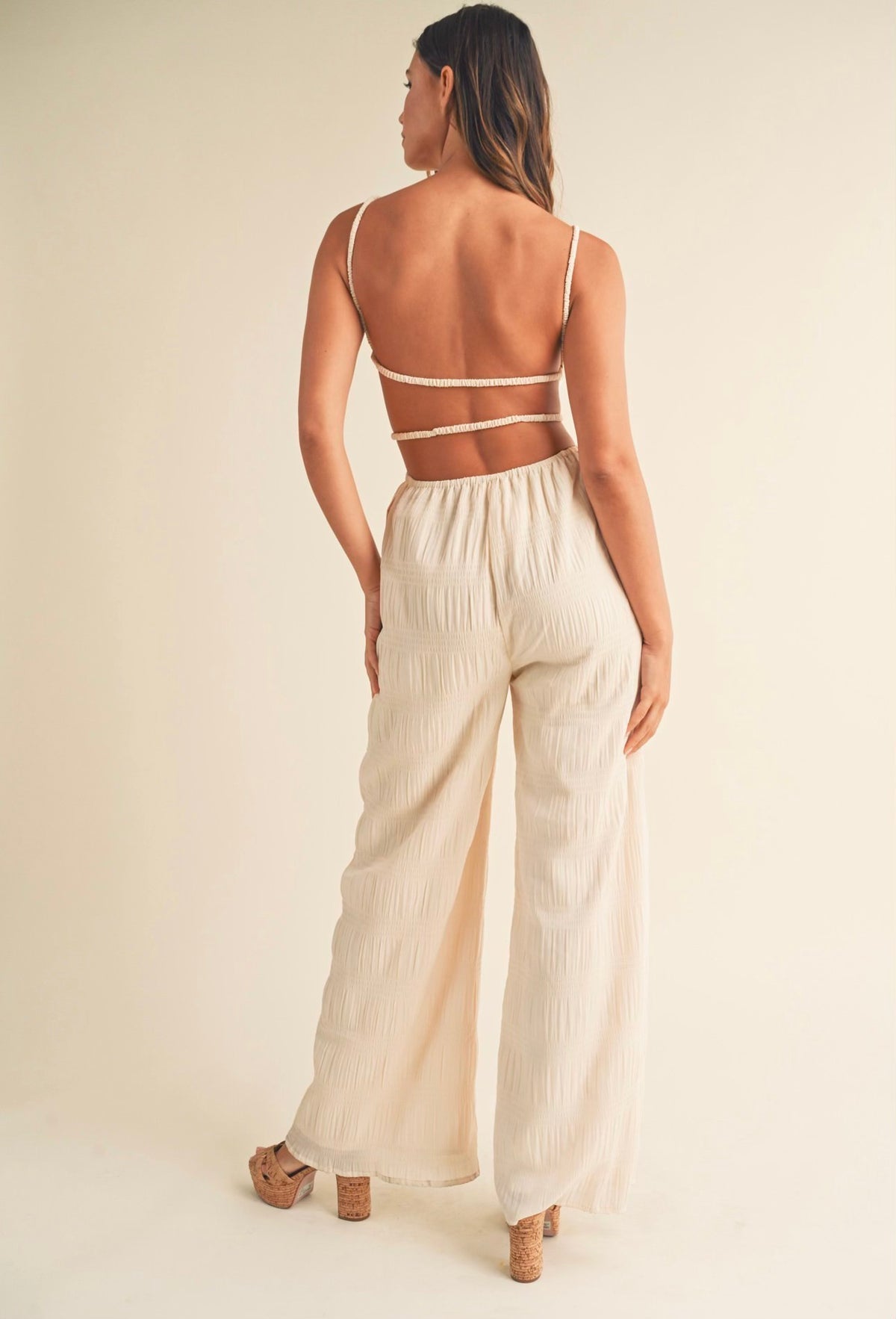 Spanish Steps Cut-Out Jumpsuit