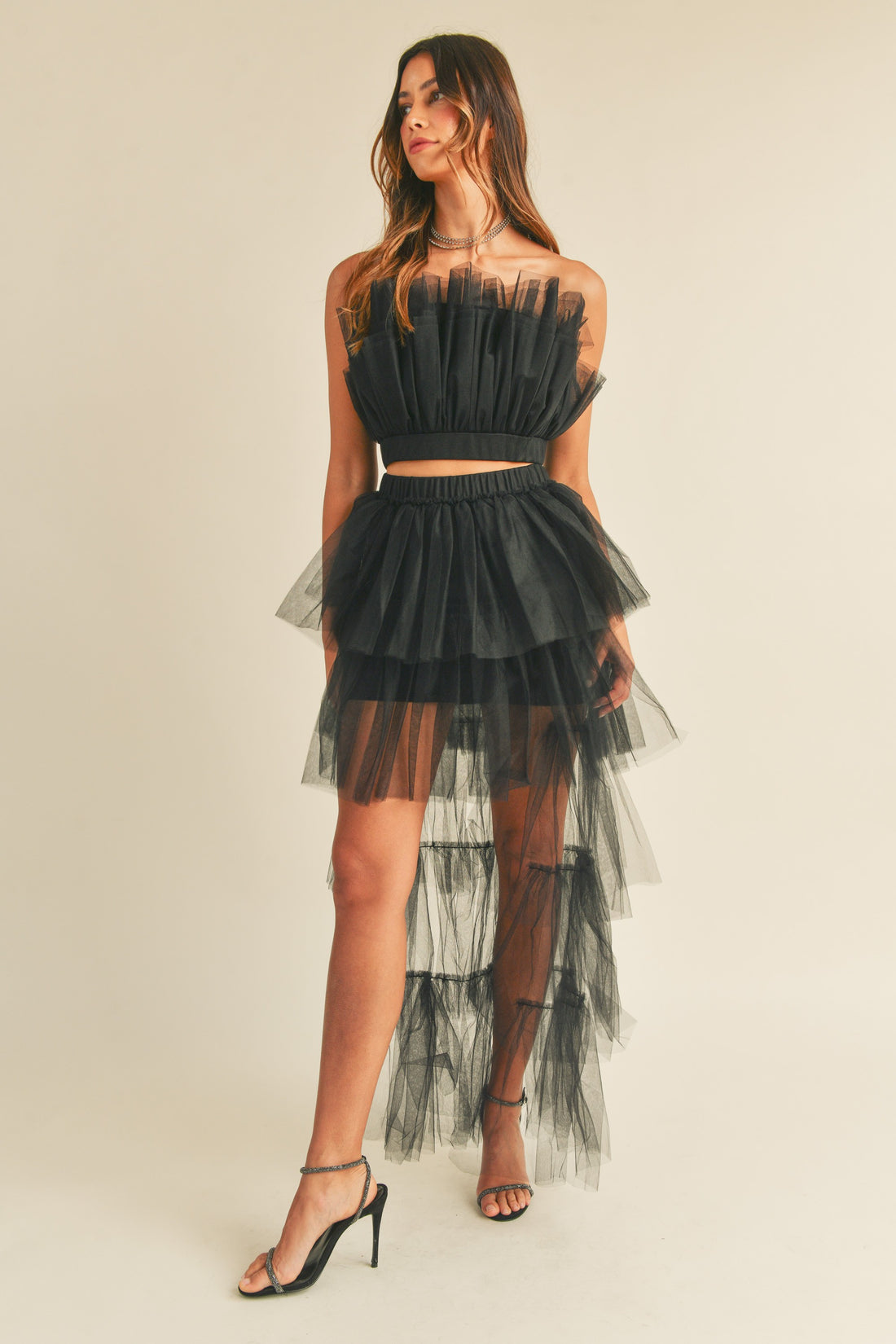 Cloud Nine Tulle Ruffle Skirt Set