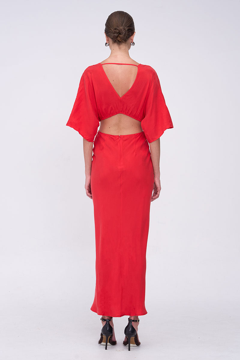 Scarlette Night Satin Maxi Dress