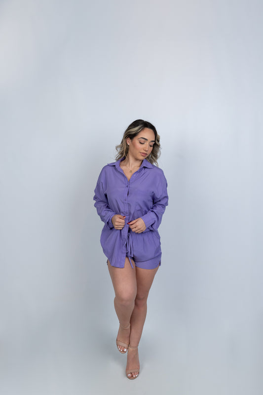 Lavender Haze Shorts Set